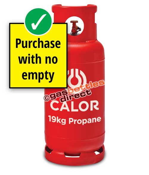 19kg Propane Calor Gas Bottle - New Full Cylinder